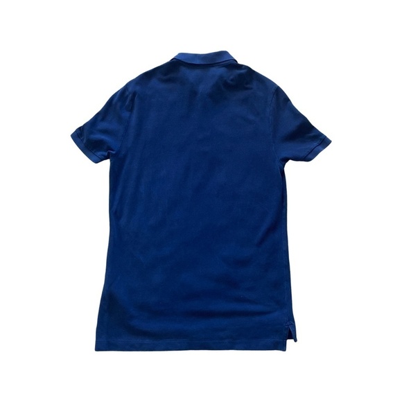 Burberry Brit Navy Plaque Logo Polo Shirt Size M - Picture 2 of 4